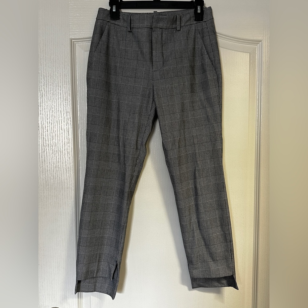Cigarette pants Zara S-M Hundstooth Plaid